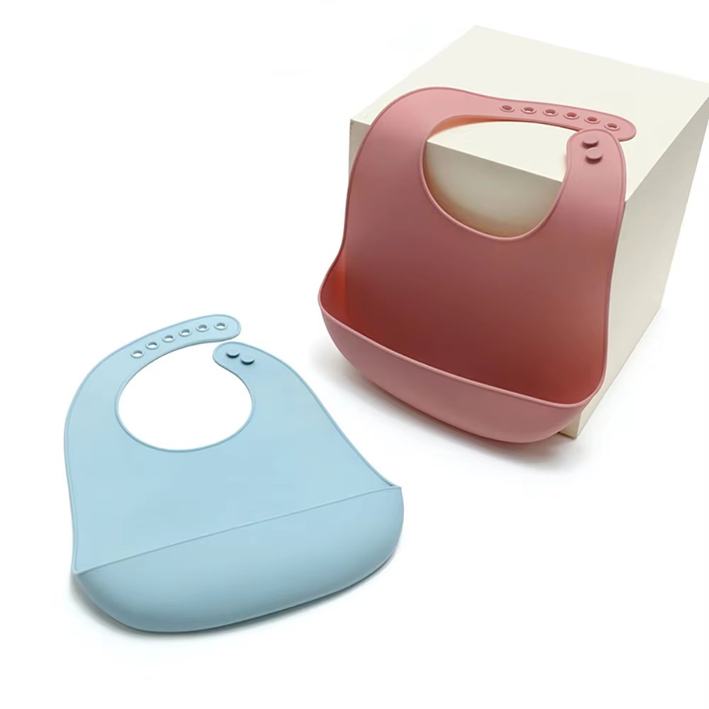Waterproof Baby Bibs Silicone - 1Pcs Bib Makan Bayi Silikon Food