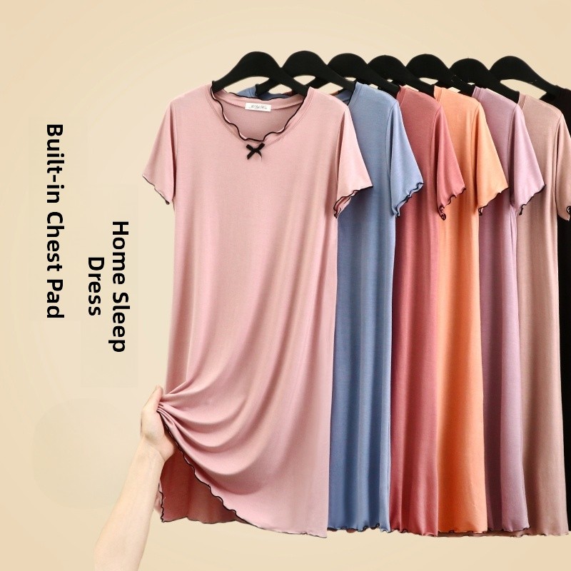 Maternity Wear - Gaun Tidur Modal Wanita Musim Panas