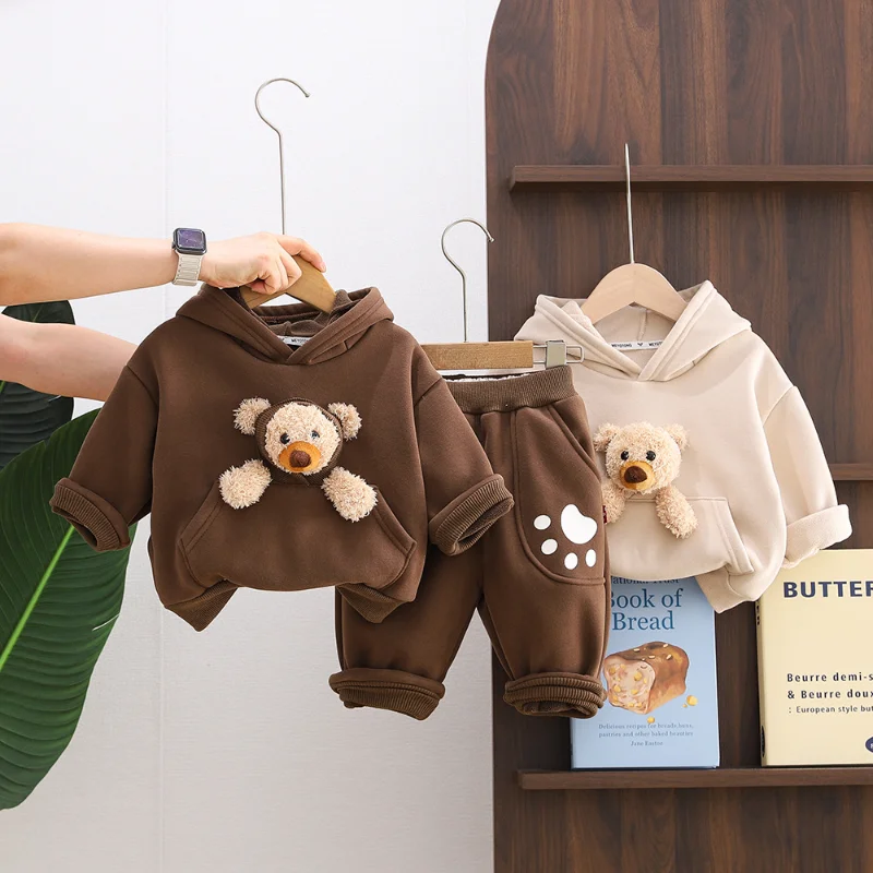 Set Baju Bayi Musim Dingin Bar - Toddler Boy Winter Fleece Jacket ulasan dan harga